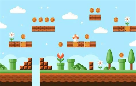 Fondo Mario Bros Vectores Iconos Gr Ficos Y Fondos Para Descargar