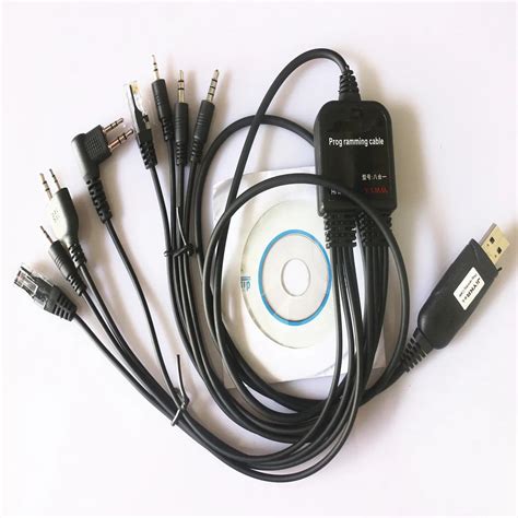 In Usb Programming Cord Cable For Yaesu Icom Hyt Baofeng Motorola Two