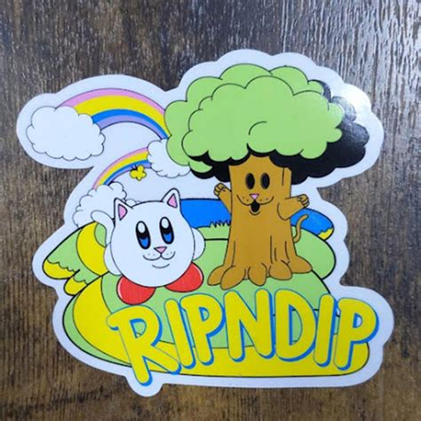 【rp 186】rip N Dip Skateboard Sticker リップンディップ スケートボード ステッカー Rp 186mandearth Stickers 通販