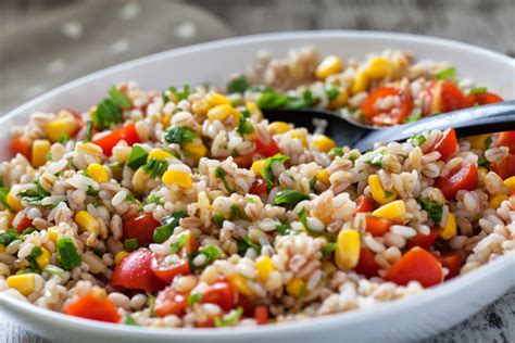 Receta de ensalada de arroz frío Unareceta