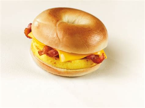 Bacon Egg Cheese On Bagel Dunkin