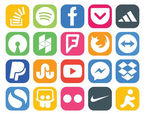 Social Media Icon Pack Including Video Stumbleupon Open Source