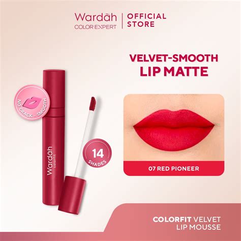 Jual Wardah Colorfit Velvet Matte Lip Mousse Lip Cream Tahan Lama