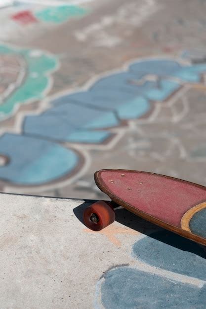 Free Photo | View of skateboard with wheels outdoors