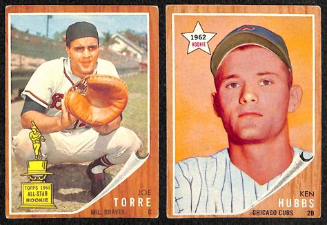 Lot Detail Lot Of 214 Different 1962 Topps Baseball Cards W Gaylord