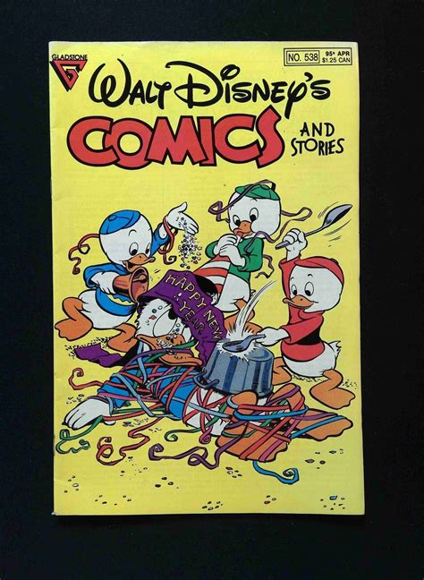 Walt Disneys Comics And Stories 538 Dell Golde Key Comics 1989 Fn