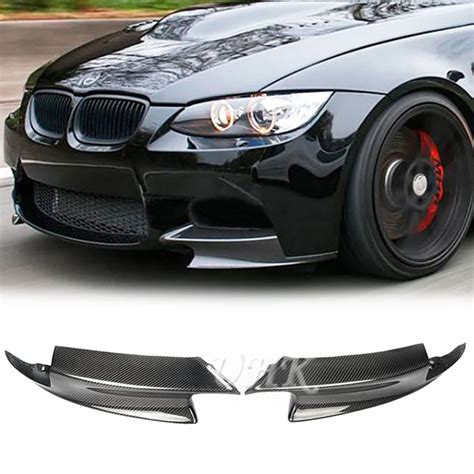 UHK 3 Series E90 E92 M3 Carbon Fiber Front Splitter Aprons Bumper Lip ...