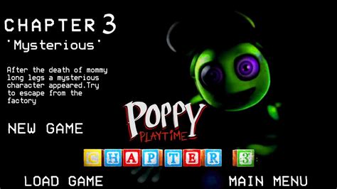 Poppy Playtime Chapter Intro Main Menu Trailer Poppy Playtime Ch