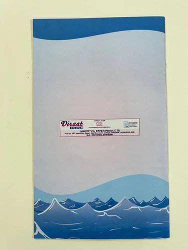 Laminated Paper Cover Glue Bound Talent Hub Virat Rough Notebook A