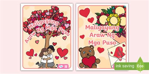 Maligayang Araw ng mga Puso Poster | Twinkl Philippines