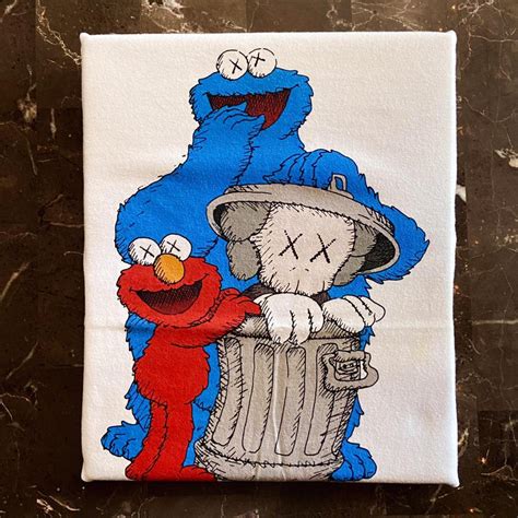 Kaws Sesame Street Drawing Ubicaciondepersonascdmxgobmx