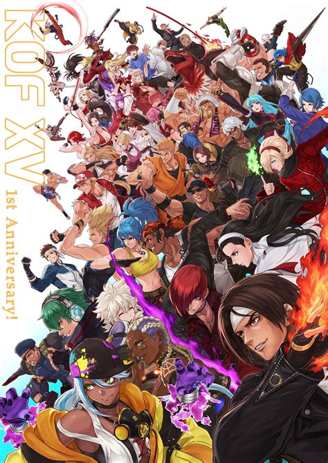 KOF XV Anniversary Art By Tomohiro Nakata Fighting Game News