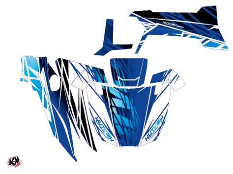 kit déco ssv yamaha eraser bleu série Kutvek