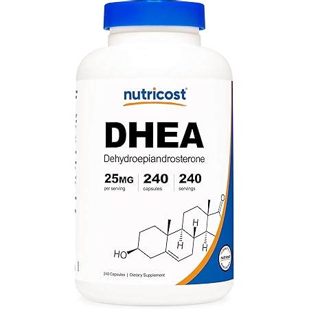 Amazon Nutricost Dhea Mg Capsules Gluten Free Soy Free