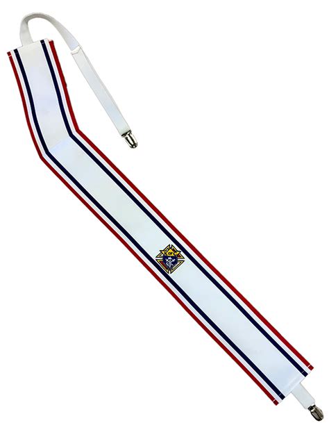 Social Baldric With Elastic Fasteners Knights Of Columbus Supplies