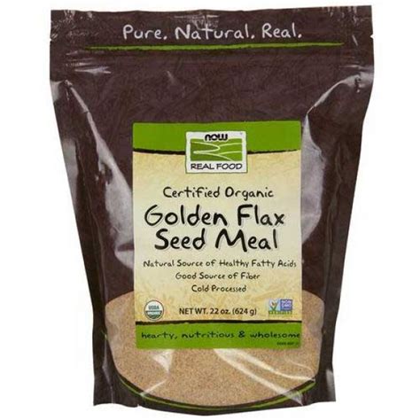 Now Foods Golden Flax Meal Organic 22 Oz