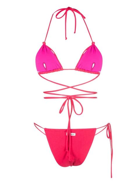 Matin E Strappy Ribbed Bikini Eraldo Us