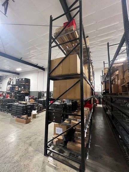 4 Sections Of 16 Pallet Racking No Contents Iron Horse Auction