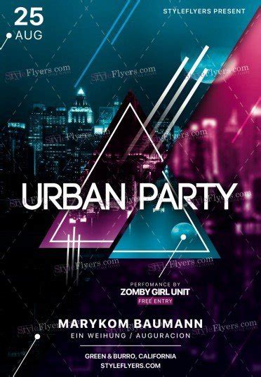 Urban Party Flyers