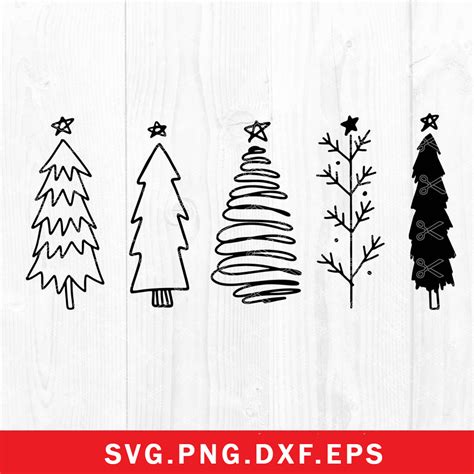 Christmas Tree Bundle Svg Christmas Tree Svg Tree Svg Chr Inspire