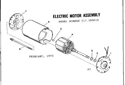 Diagram Of Electric Motor Parts