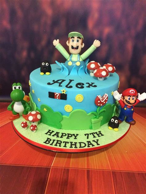 Luigi Birthday Cake