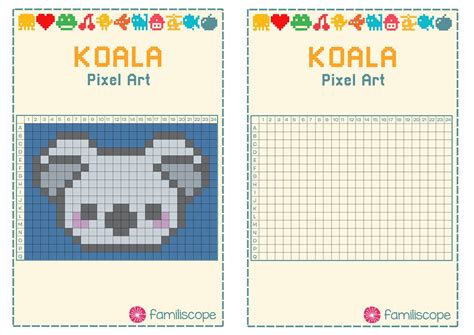 Pixel Art Grid Koala Pixel Art Grid Gallery The Best Porn Website