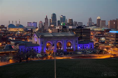 Union Station And Kansas City Skyline