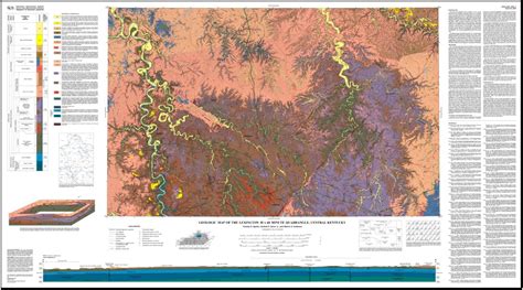 1 100 000 Scale Geological Map Series Kentucky Geological Survey