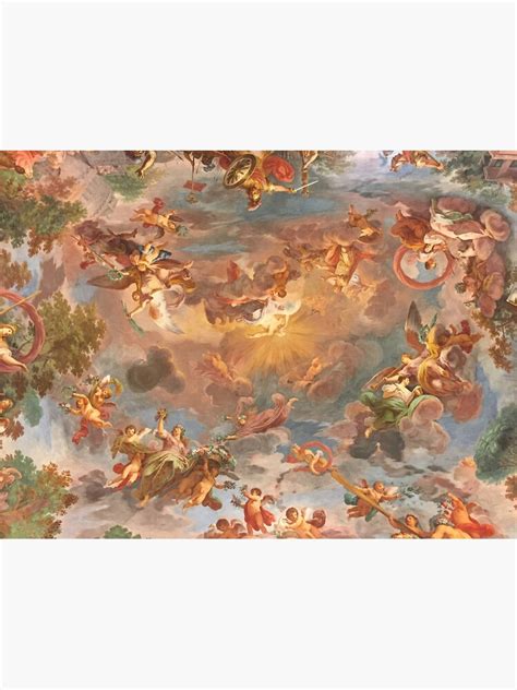 Renaissance Painting Cherubs Rome Fresco Ceiling Poster For Sale By