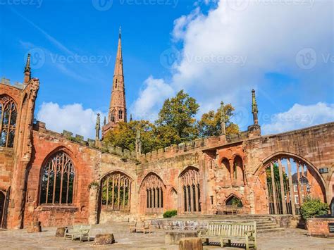 HDR Coventry Cathedral ruins 9845225 Stock Photo at Vecteezy