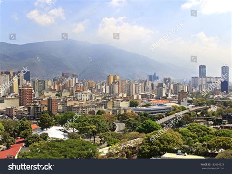 Skyline Of Caracas City. Capital Of Venezuela Stock Photo 182034323 ...