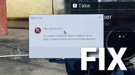 Call Of Duty Warzone DEV ERROR 5573 FIX YouTube