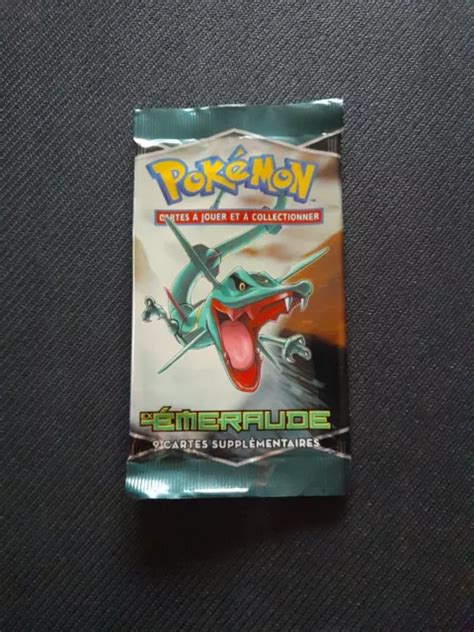 BOOSTER POKÉMON VIDE EMPTY EX Emeraude Illustration Rayquaza FR