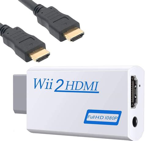 Wii Hdmi Adapter Wii Zu Hdmi P P Hd Konverter Adapter Hdmi