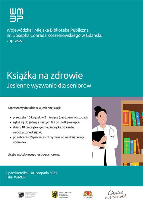 Książka na zdrowie podejmij wyzwanie i przeczytaj 10 dowolnych