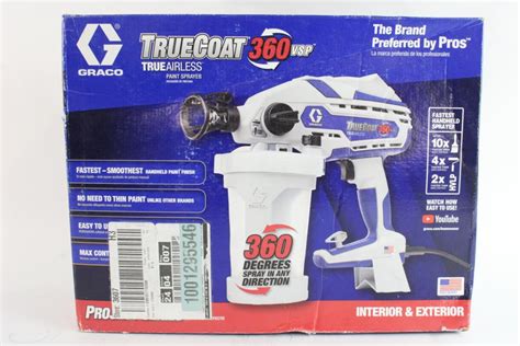 Graco Truecoat 360 Vsp Paint Sprayer Property Room