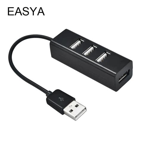 Easya Mini Usb Hub Ports Portable Usb Hub Mbps High Speed Hub