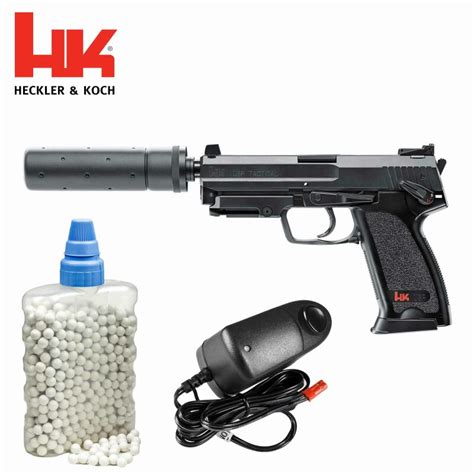 Set Heckler Koch Usp Tactical Aep Softair Pistole Mm Bb P