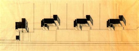 Walter Gropius Bauhaus Master Houses Dessau Isometric Site Plan