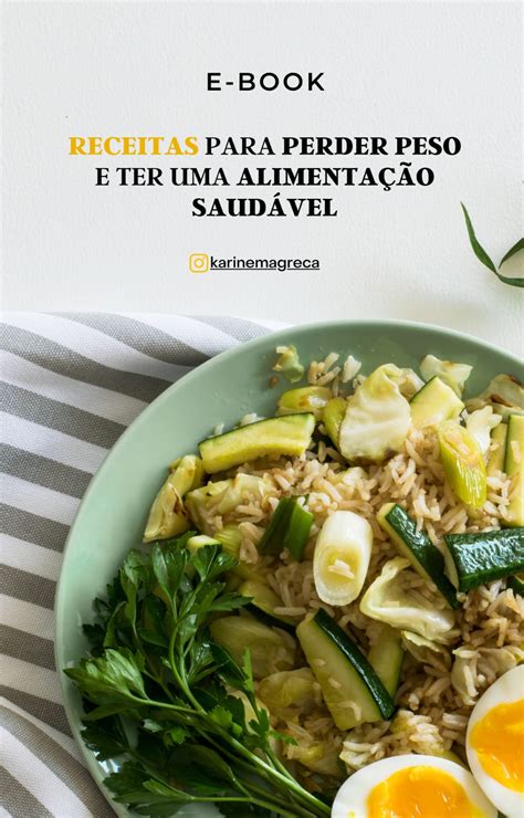 E BOOK Receitas para perder peso e ter uma alimentação saudável