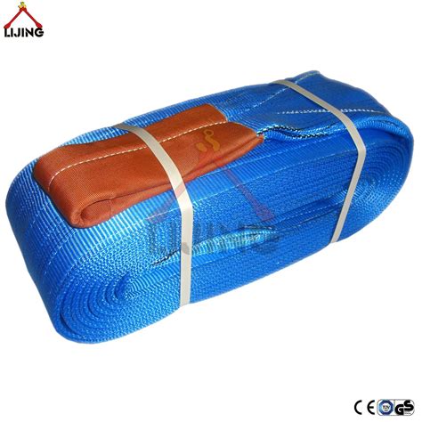 Polyester Lifting Slings Straps T Duplex Webbing Flat Sling Bs