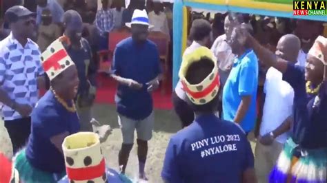 Kujiachilia See How Raila Danced At Piny Luo Festival In Homa Bay