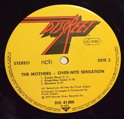 The Mothers Over Nite Sensation