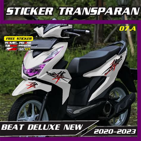 Simple Transparent Striping Honda Beat Deluxe Hayabusa