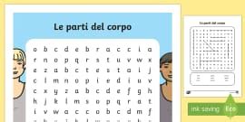 Parti del Corpo Abbina le Carte Attività teacher made