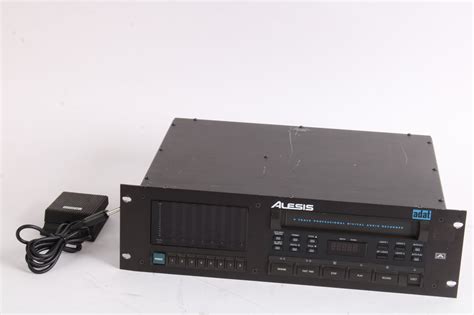 Alesis Adat 8 Track Professional Digital Audio Recorder As Is W Foot Ntc Tech