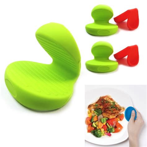 Pack Silicone Holder Grip Hot Plate Pot Pan Heat Resistant Oven Kitchen Bake Walmart