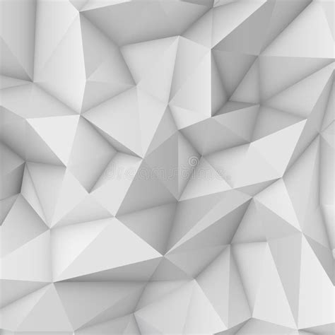 Fondo Triangular Poligonal Blanco Ilustraci N Del Vector Ilustraci N