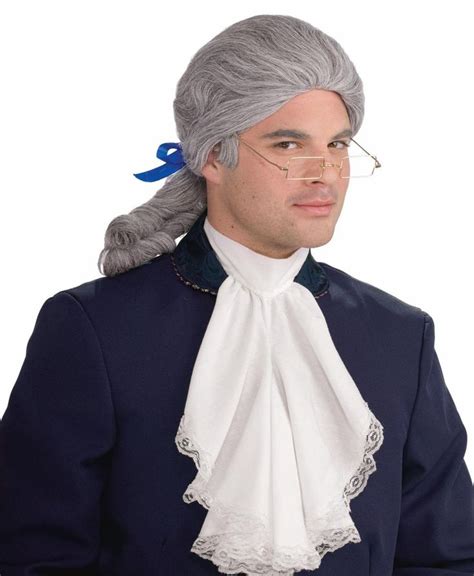 Historical Gray Costume Wig In 2021 Founding Fathers Costume Costume